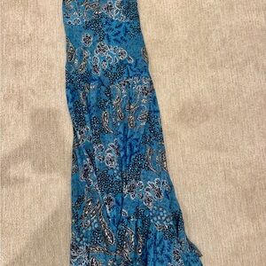 Blue Tahitian Maxi Dress